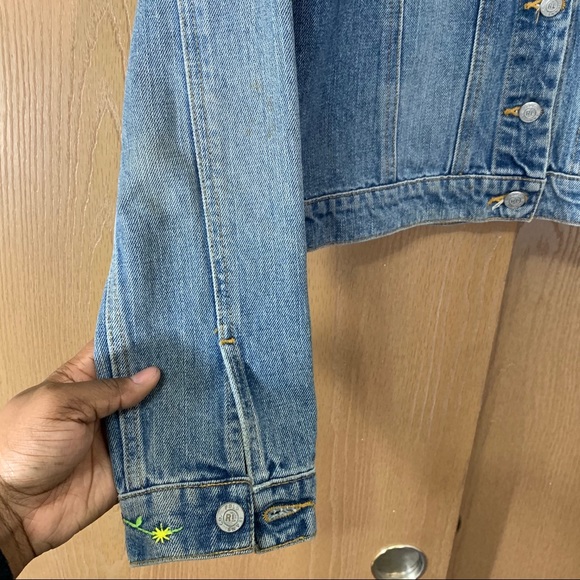 Ralph Lauren Polo Jeans Denim Jacket Embroidered - Picture 3 of 8